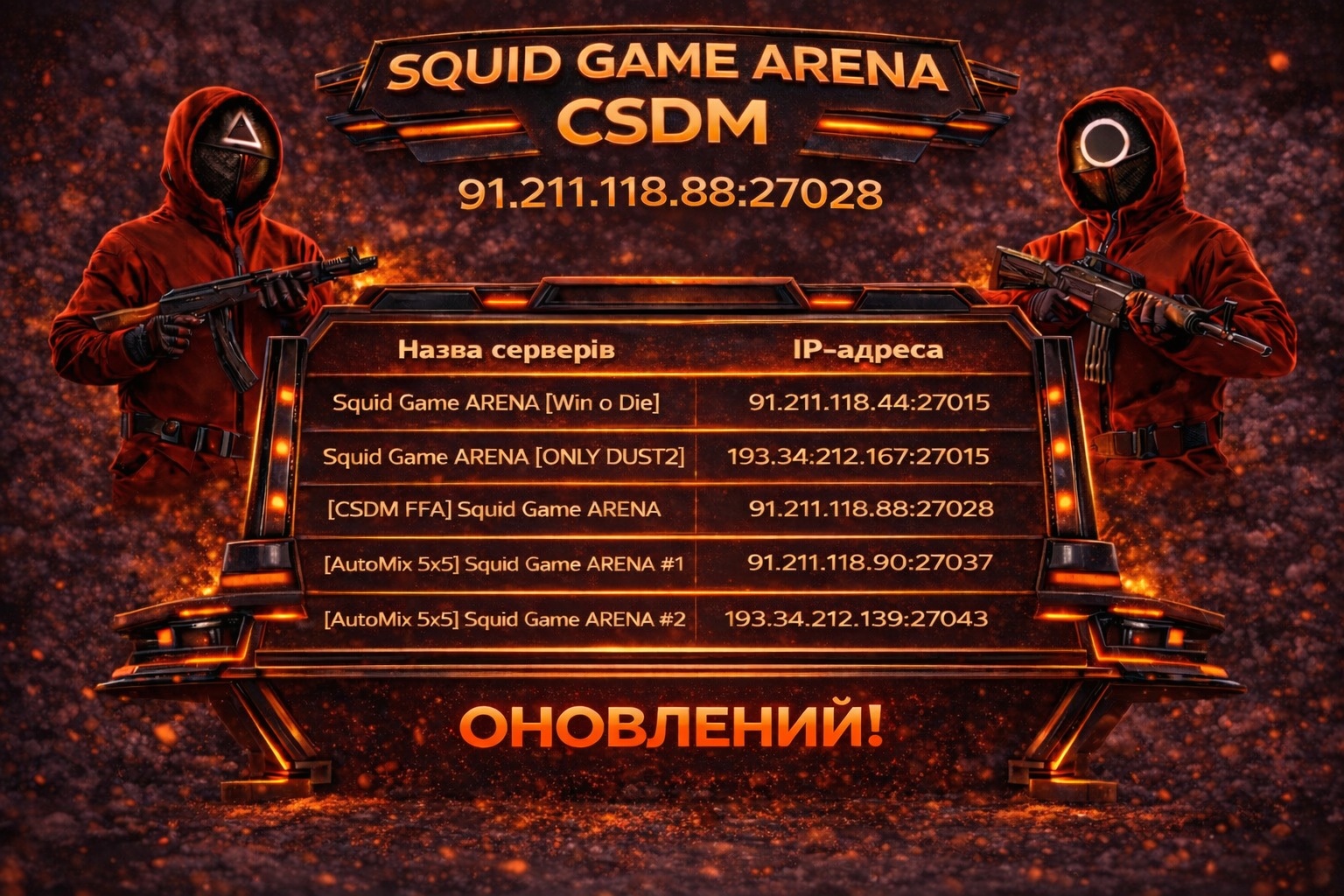 CSDM 91.211.118.88:27028